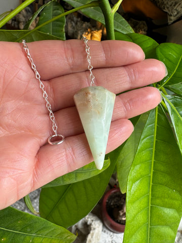 Chrysoprase Pendulum