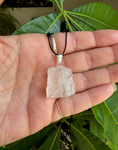 Petalite Pendant - Raw