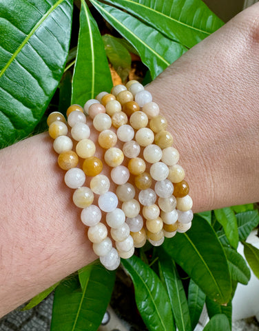 GOLDEN HEALER QUARTZ - 6MM ROUND BRACELET