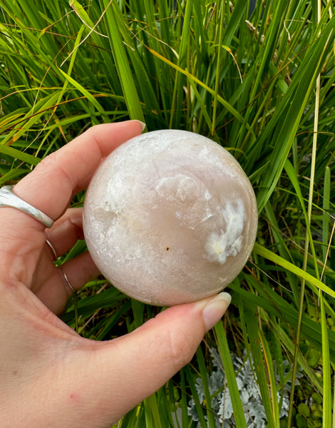 Flower Agate Sphere