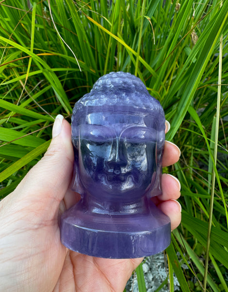 FLUORITE BUDDHA HEAD