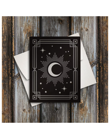 MYSTIC MOON - GREETING CARD