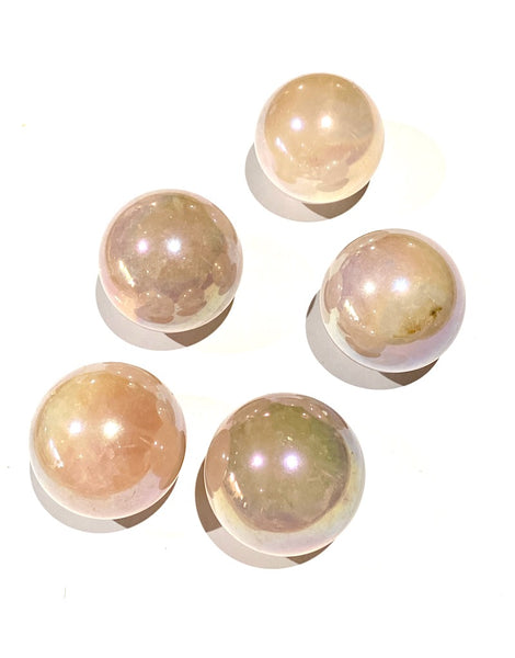 Rose Quartz Aura Spheres