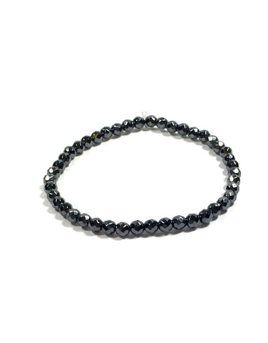 Hematite - 4mm Facet